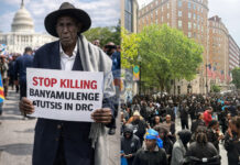 Naje kubera umubabaro” – Musaza w’imyaka 82 mu myigaragambyo y’Abanyamulenge i Washington DC